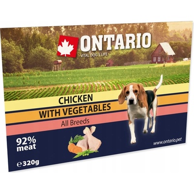 Ontario Adult Dog Chicken with vegetable 320 g