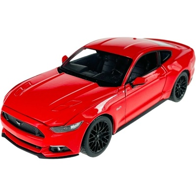 Welly Kovový model 2015 Ford Mustang GT červený well24062r 1:24