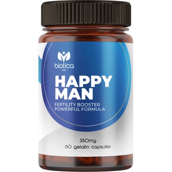 Biotica 1961 Happy Man, 350 mg, 60 желатинови капсули, Biotica 1961