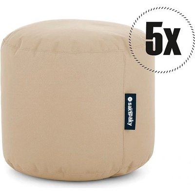 SakyPaky 5x taburet béžový
