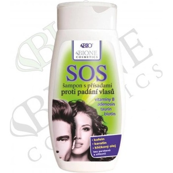 BC Bione SOS šampón s prísadami proti padaniu vlasov 250 ml