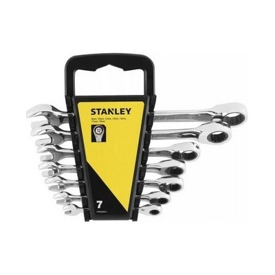 Stanley 7dílná sada ráčnových očkoplochých klíčů 8 - 19 mm ST-STMT82846-0