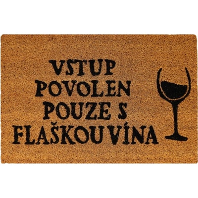 Home Elements Rohožka s textem Dorazili jste do cíle hnědá 40 x 60 cm – Sleviste.cz