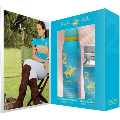 Beverly Hills Polo Club Подаръчен комплект Beverly Hills Polo Club: 1982 - Sport 2 Парфюмна вода за жени 50 ml + 1982 - Sport 2 спрей против изпотяване дезодорант за жени 150 ml