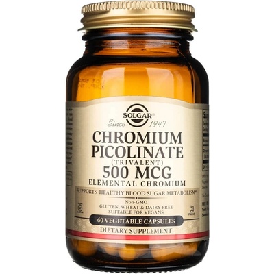 Solgar Pikolinát chrómu 500 mcg 60 kapsúl