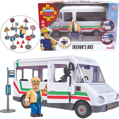 Simba Požiarnik Sam Trevorův autobus 21 cm