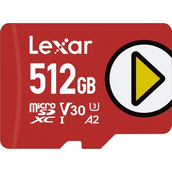 Image 1 of Lexar PLAY microSDXC 512GB UHS-I LMSPLAY512G-BNNNG