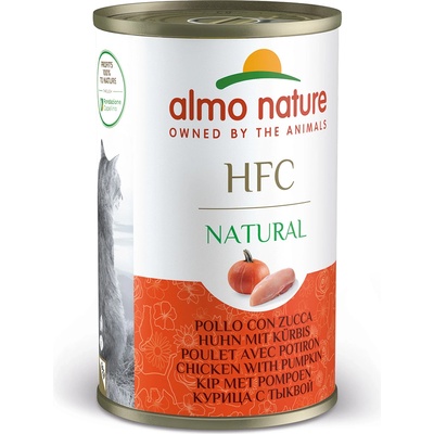 Almo Nature Икономична опаковка Almo Nature HFC 24 x 140 г - пиле и тиква
