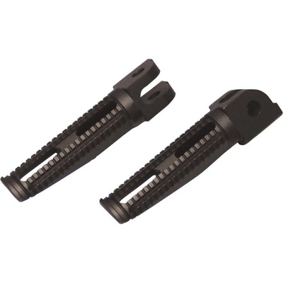BikeTek Billet hliníkové Race čierne stúpačky spolujazdca pre Kawasaki FRK055BK