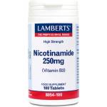 LAMBERTS Хранителна добавка Ниацин Витамин B3, Lamberts Nicotinamide 250mg (B3)100 tabs
