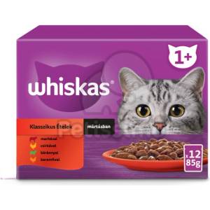 Whiskas класическа селекция за котки 12 x 85 г