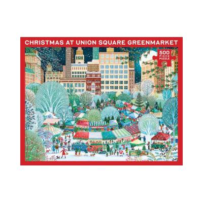 New York City Christmas at Union Square Greenmarket Jigsaw Puzzle | Jo Parry