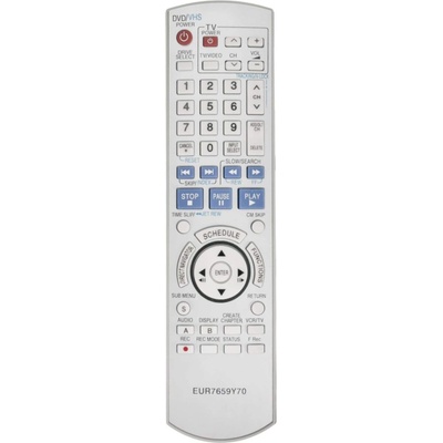 съвместим Panasonic eur7659y70, dmr-es35vpc, dmr-es25, dmres45v - заместител дистанционно управление (eur7659y70, dmr-es35vpc, dmr-es25, dmres45v)