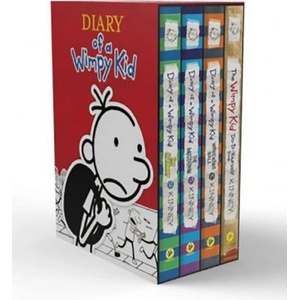Abrams Diary of a Wimpy Kid Box of Books (12-14 Plus Diy) | Jeff Kinney