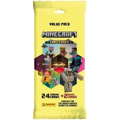 Panini Minecraft Challenges Trading Cards Value Pack
