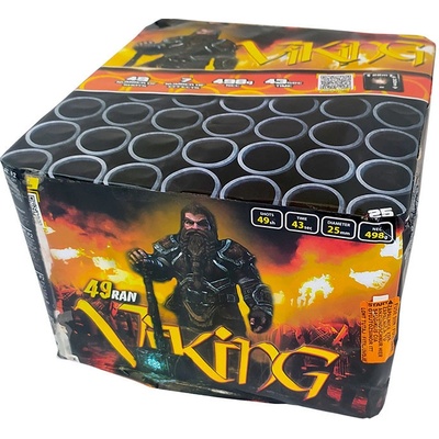 Kompaktní ohňostroj Viking 49 ran 25 mm