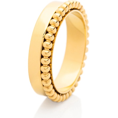 Franco Bene 2v1 prsten pozlacený 104