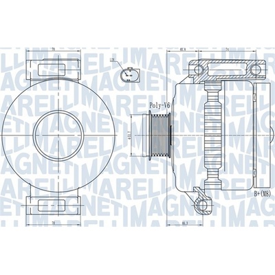 Generátor MAGNETI MARELLI 063731923010