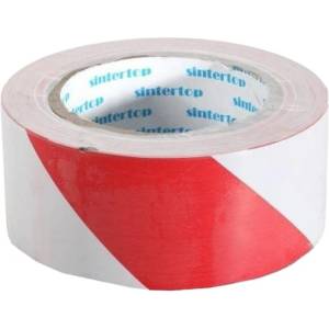 SINTERTOP Маркерна лента Sintertop 50 mm x 33 m самозалепваща се червено-бяла 11363 (11363)