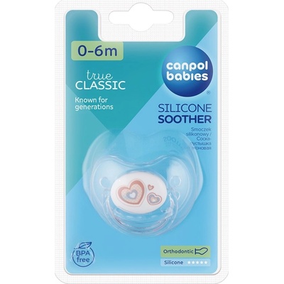 Canpol Babies silikón anatomický Newborn Baby béžová
