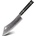HARAHU Дамаски кухненски нож TS-37454 - Cleaver/Черен KP37454