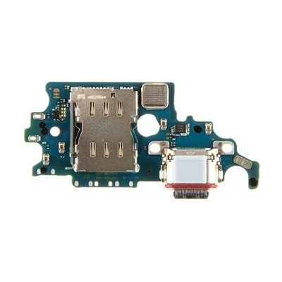 Doska nabíjací konektor + SIM Čítač Samsung Galaxy S21 (Service Pack)