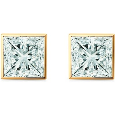 SAVICKI Náušnice Pure: žlté zlato, laboratórne diamanty PURE-K-PR-050-LAB-Z