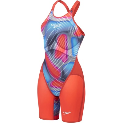 Speedo Бански костюм Speedo Women's Lzr Valor 2.0 Race Swimsuit - Red/Blue