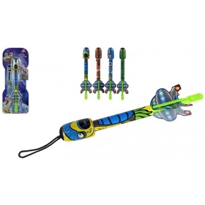 Teddies Šipka vystřelovací se zvukem plast 25cm na kartě 13x31,5x4cm