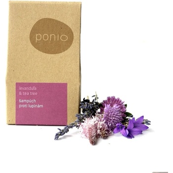 Ponio tuhý šampon kopřivový Citrón a rozmarýn 60 g