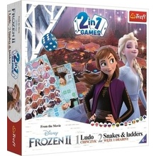 Trefl Súbor hier 2v1 Človeče, nehnevaj sa, Hady a rebríky Frozen II / Ľadové kráľovstvo II