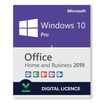 Microsoft Windows 10 Pro + Office 2019 Home and Business (DCDLD004DCDLD029)