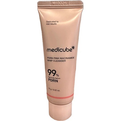 medicube PDRN Pink Niacinamide Whip Cleanser MINI - Почистваща Пенка за Лице MINI 15g