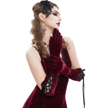 Devil fashion ръкавици DEVIL FASHION - Wine Velvet - GE02502