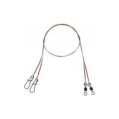 Mistrall oceľové lanko 35 cm 15 kg 2 ks