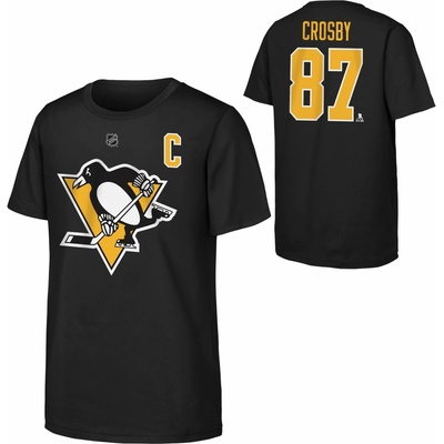 Outerstuff detské tričko Sidney Crosby Pittsburgh Penguins Flat Captains N&N Ctn Tee