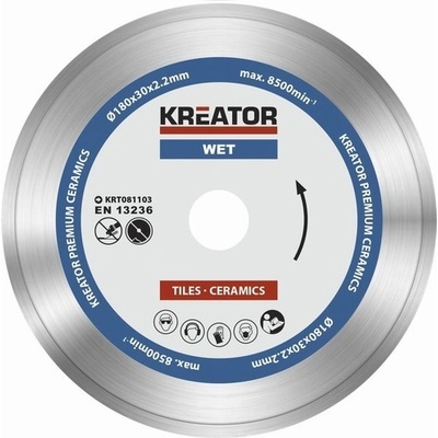 Kreator Diamantový kotouč celoobvodový 180 mm KRT081103