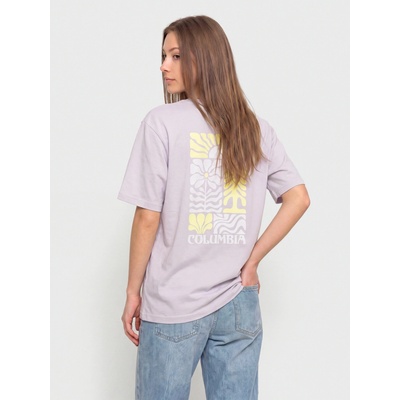 Columbia Rolling Bend Graphic Oversized lavender pearl floral groove