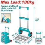TOTAL Сгъваема транспортна количка total industrial, 130 кг (tl ind thwb61201)
