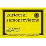 Ziemia Obiecana Adhesive notes Fluo 50x75mm 100K yellow