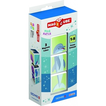 Image 1 of Geomag Магнитен конструктор, Geomag, Magicube, Животни в океана, 3 части