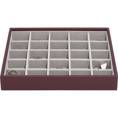 Stackers Classic Stackers Кутия за бижута с 25 отделения, бордо (76864)