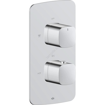 Armatura 5759-001-00 - Термостатичен душ смесител за вграден монтаж MALAGA l. хром (KF0288)