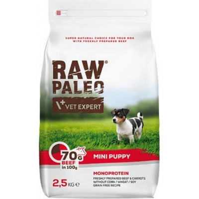 VetExpert Raw paleo Puppy Mini turkey 2,5 kg