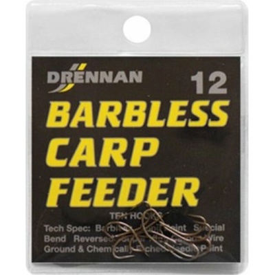 Drennan bez Protihrotu Carp Feeder Barbless veľ.18 10 ks