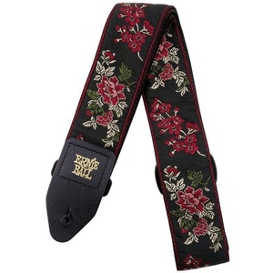 Ernie Ball Classic Jacquard Red Rose Колан за китара (P04142)