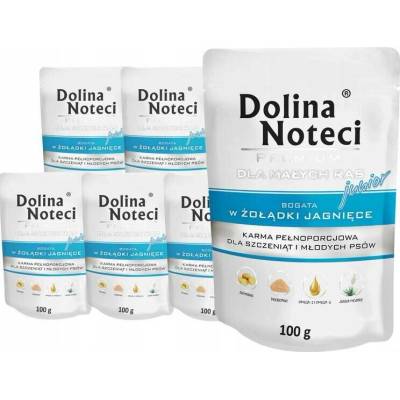 Dolina Noteci Premium Small Junior s jehněčími žaludky 10 x 100 g