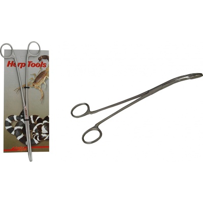Lucky Reptile Feeding Tongs peán 25 cm zahnutý