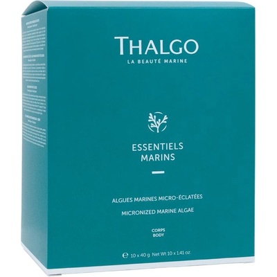 Thalgo Rozemleté mořské řasy remineralizační do koupele Micronized Marine Algae Re-mineralizing Refining Bath 10 x 40 g