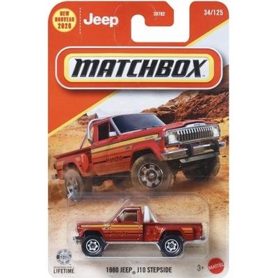 Model autíčko Matchbox: 1980 Jeep J10 Stepside